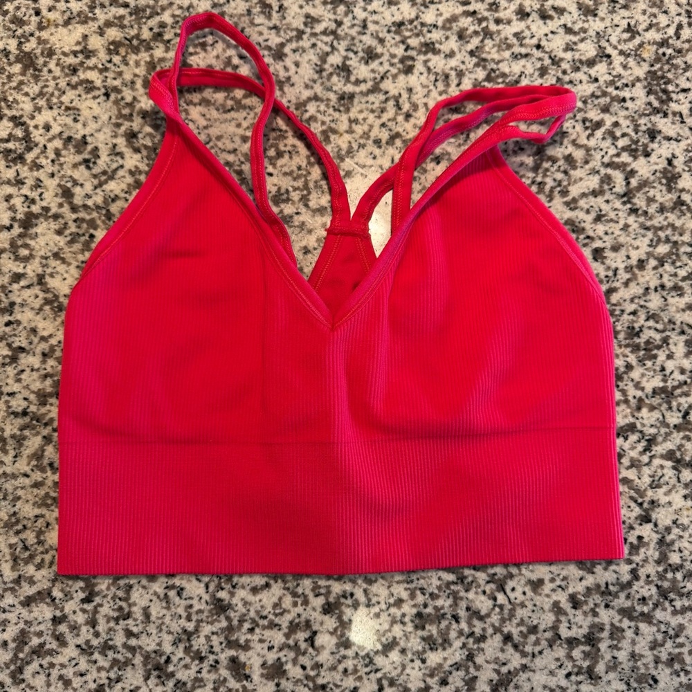DSG Bright Red/Pink Sports Bra - Medium